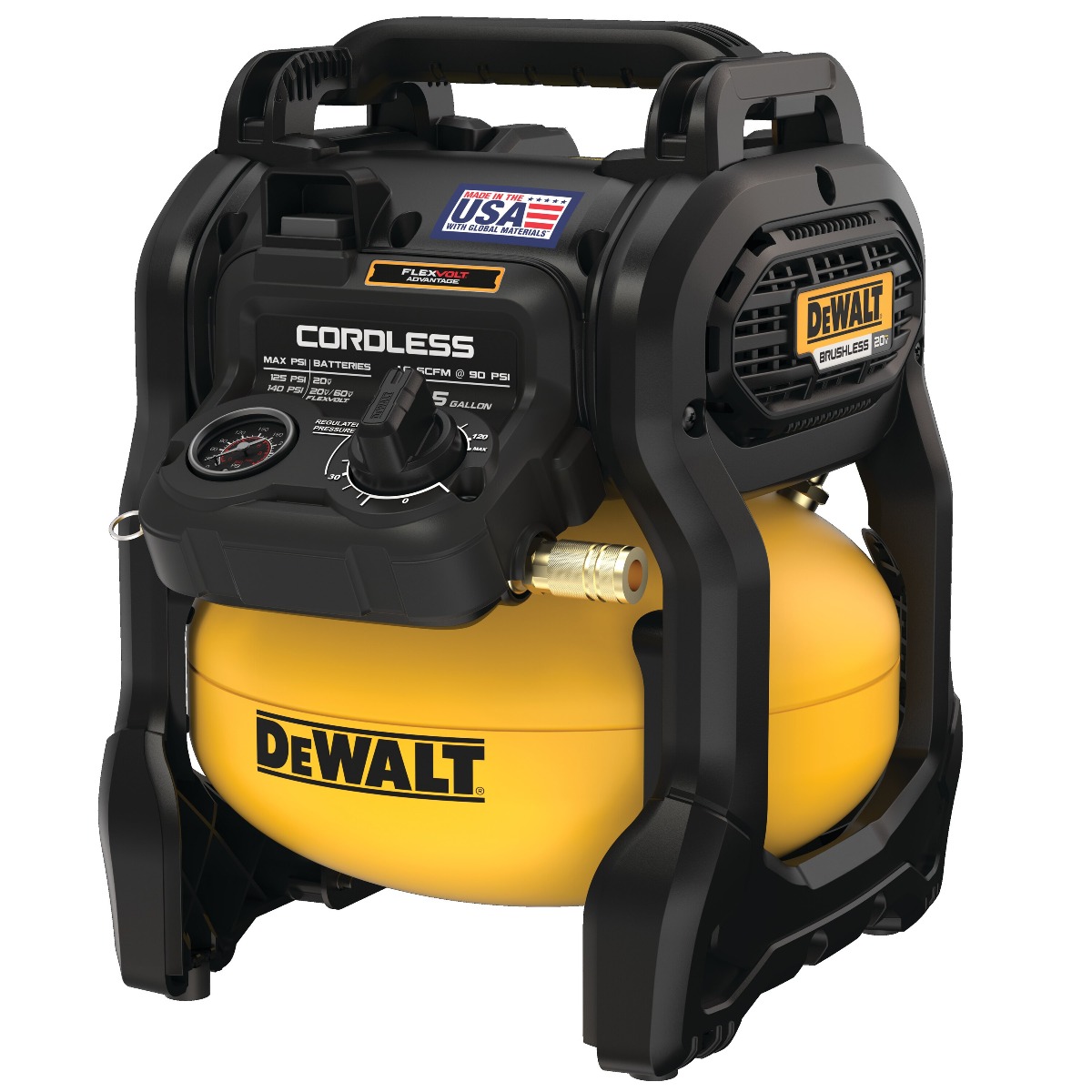20V MAX* 2-1/2 GAL. BRUSHLESS CORDLESS AIR COMPRESSOR (TOOL ONLY)