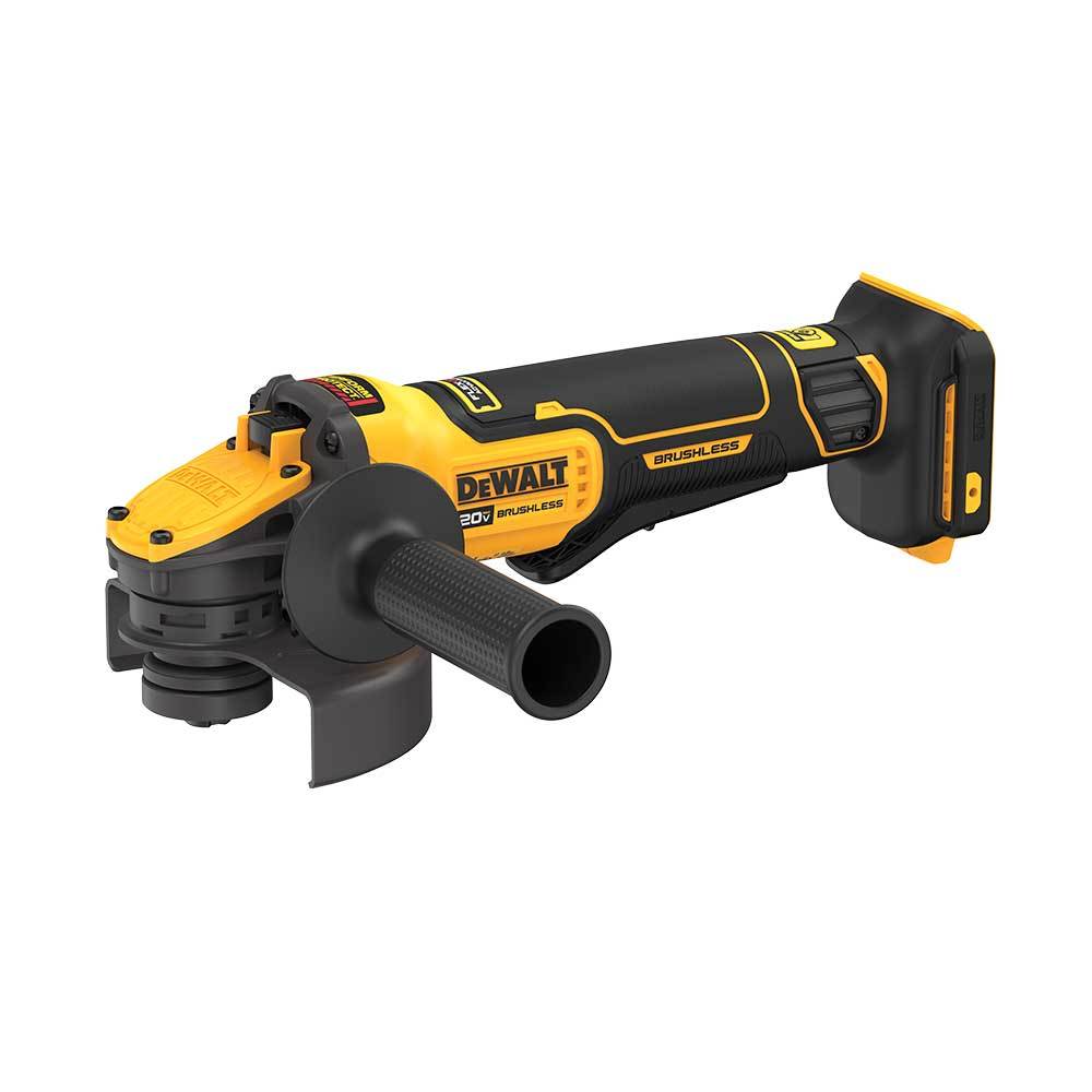 20V MAX* 4-1/2 IN. - 5 IN. BRUSHLESS CORDLESS PADDLE SWITCH ANGLE GRINDER WITH FLEXVOLT ADVANTAGE™ (TOOL ONLY)