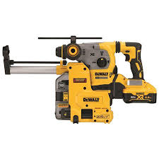 20V MAX* XR® BRUSHLESS 1-1/8 IN. L-SHAPE SDS PLUS ROTARY HAMMER KIT WITH DUST COLLECTION