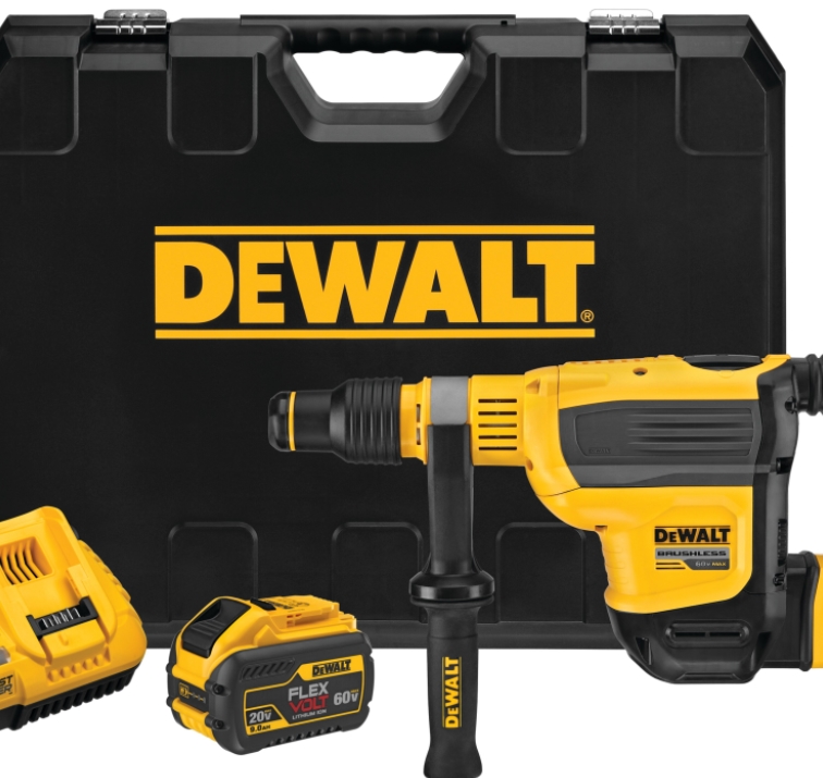 60V MAX* 1-3/4 IN. BRUSHLESS CORDLESS SDS MAX COMBINATION ROTARY HAMMER KIT