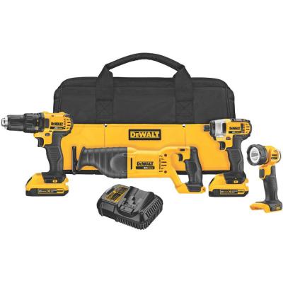 20V MAX* Lithium Ion 4-Tool Combo Kit 