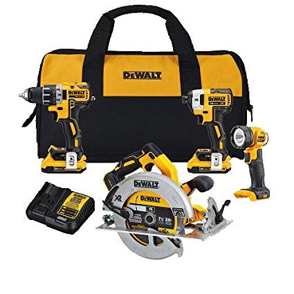 20V MAX* XR® COMPACT 4-TOOL COMBO KIT