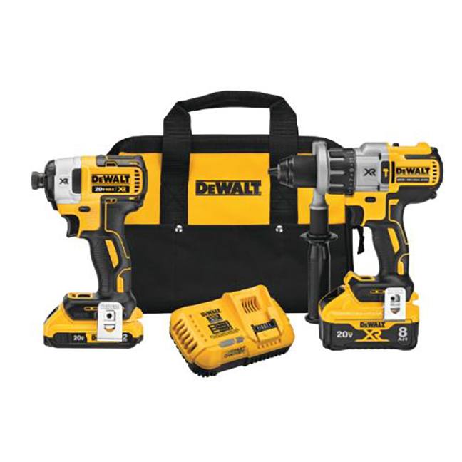 20V MAX* XR® HAMMER DRILL/DRIVER WITH POWER DETECT™ TOOL TECHNOLOGY & IMPACT DRIVER KIT