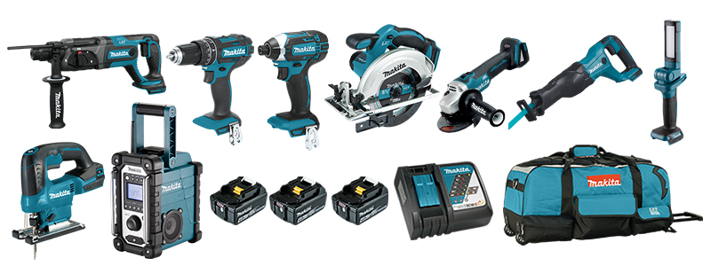 18V LXT Cordless 9 Tool Combo Kit (4.0 Ah x3)