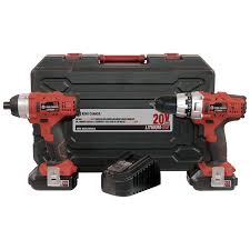 20V max lithium-ion cordless drill/impact driver combo kit