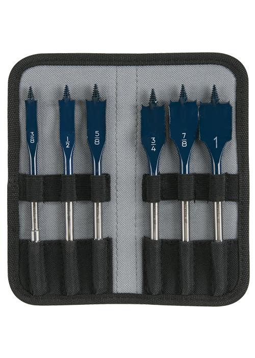 6 pc. Daredevil™ Standard Spade Bit Set in Pouch