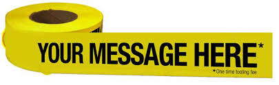 24" Custom Yellow SHIELDTEC® Standard Non-Detectable Underground Tape