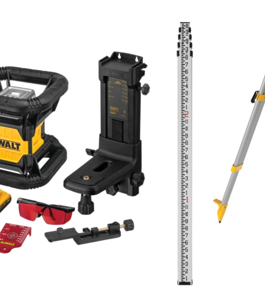 20V MAX* RED TOUGH ROTARY LASER KIT