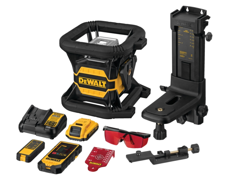 20V MAX* TOOL CONNECT™ RED TOUGH ROTARY LASER LEVEL