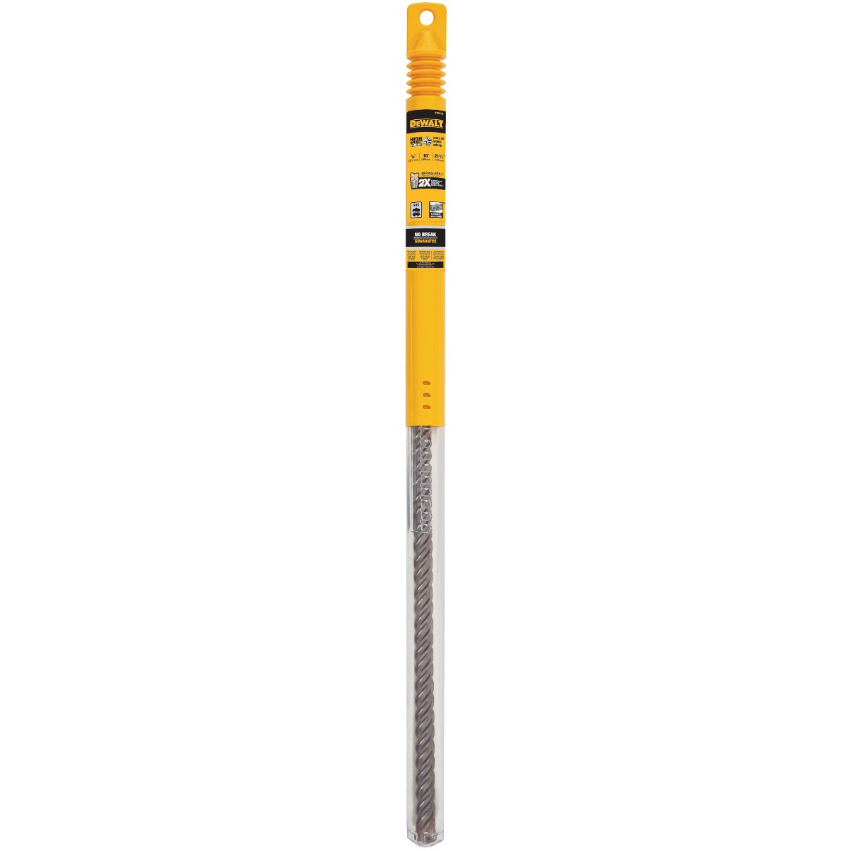 SDS MAX HIGH IMPACT CARBIDE 4 CUTTER DRILL BITS: 1.5" Dia. - 22.5" Length