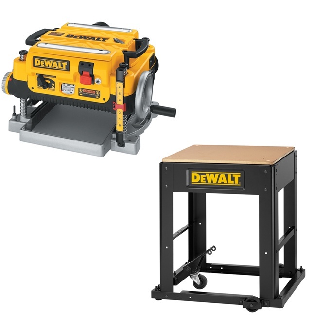  13" Three Knife, Two Speed Thickness Planer with Stand