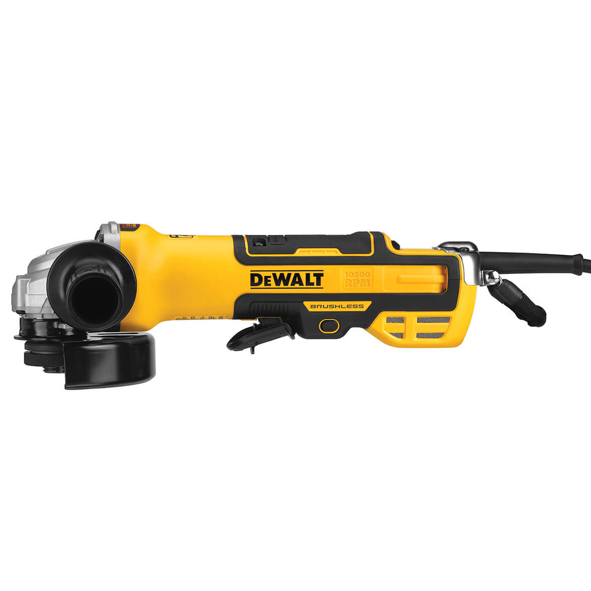 5 IN. BRUSHLESS PADDLE SWITCH SMALL ANGLE GRINDER WITH KICKBACK BRAKE, NO-LOCK, VARIABLE SPEED
