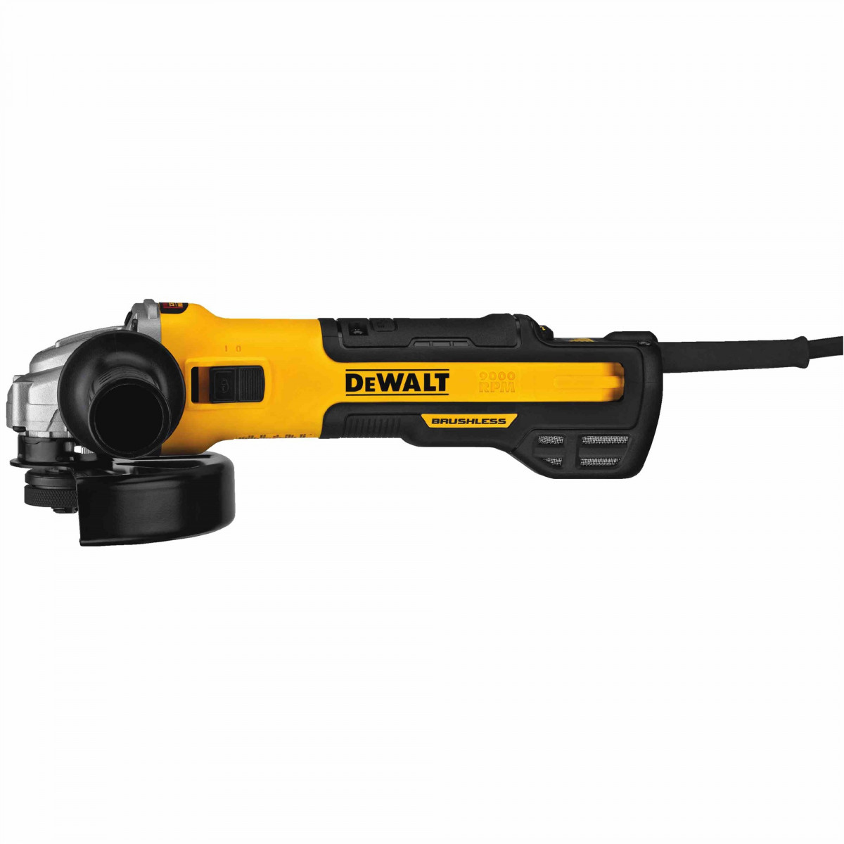 5 IN. / 6 IN. BRUSHLESS SMALL ANGLE GRINDER WITH VARIABLE SPEED SLIDE SWITCH AND KICKBACK BRAKE