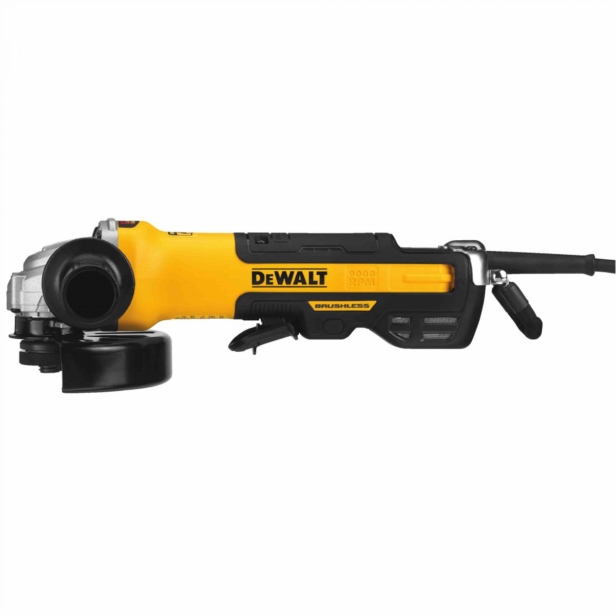 5 IN. / 6 IN. BRUSHLESS PADDLE SWITCH SMALL ANGLE GRINDER WITH KICKBACK BRAKE, NO LOCK