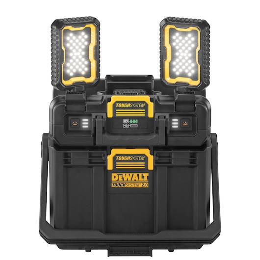 DEWALT TOUGHSYSTEM 2.0 ADJUSTABLE WORK LIGHT WITH STORAGE