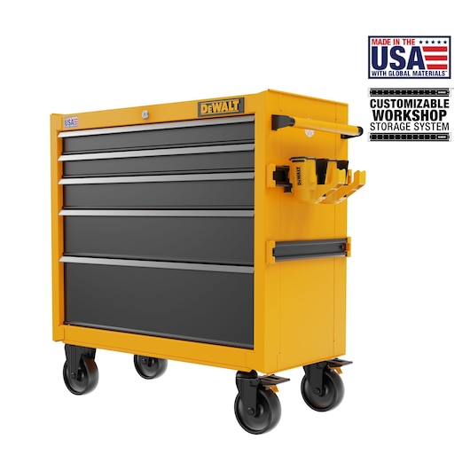 DEWALT® 37 in. 5-Drawer Rolling Tool Cabinet