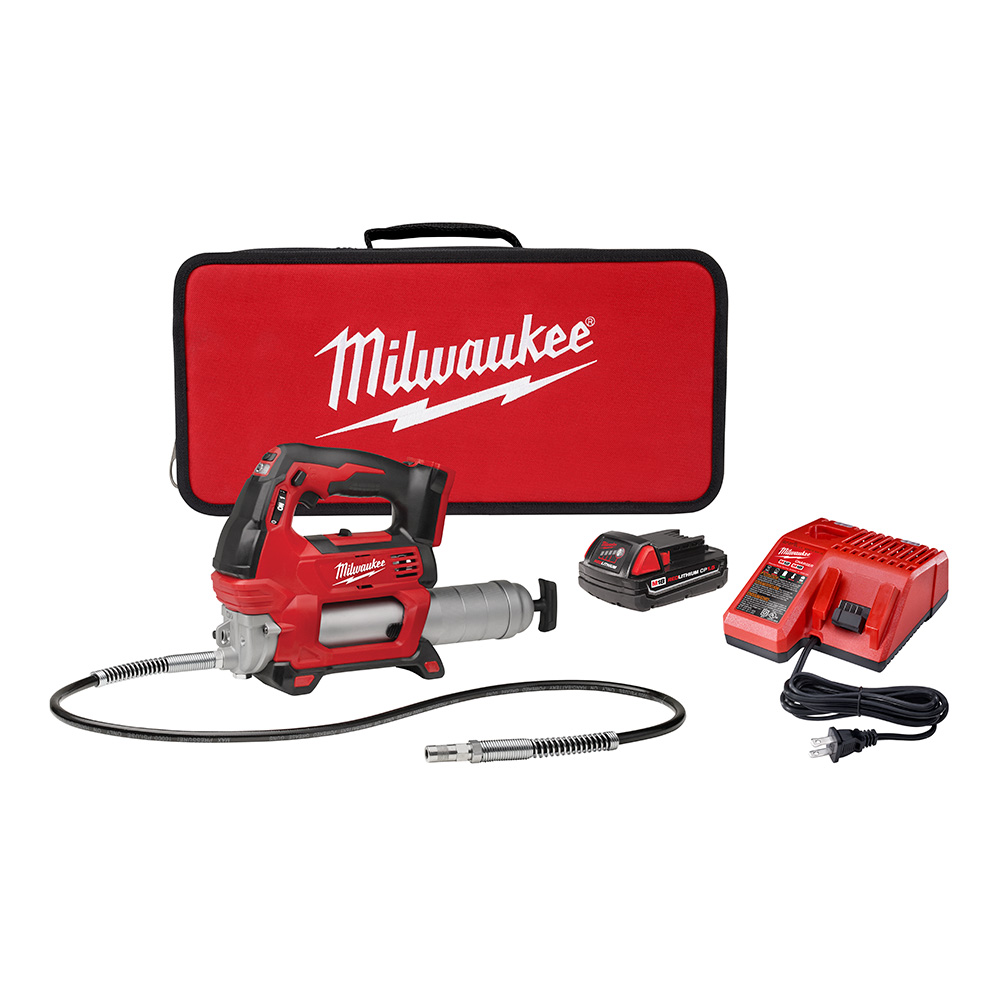 M18 18 Volt Lithium-Ion Cordless 2-Speed Grease Gun 1 Battery Kit