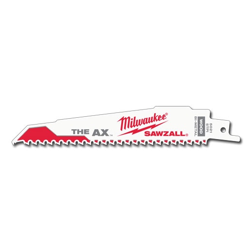 SAWZALL® The AX™ Nail Embedded Wood Blades 6" - 10 Pack(Bulk)