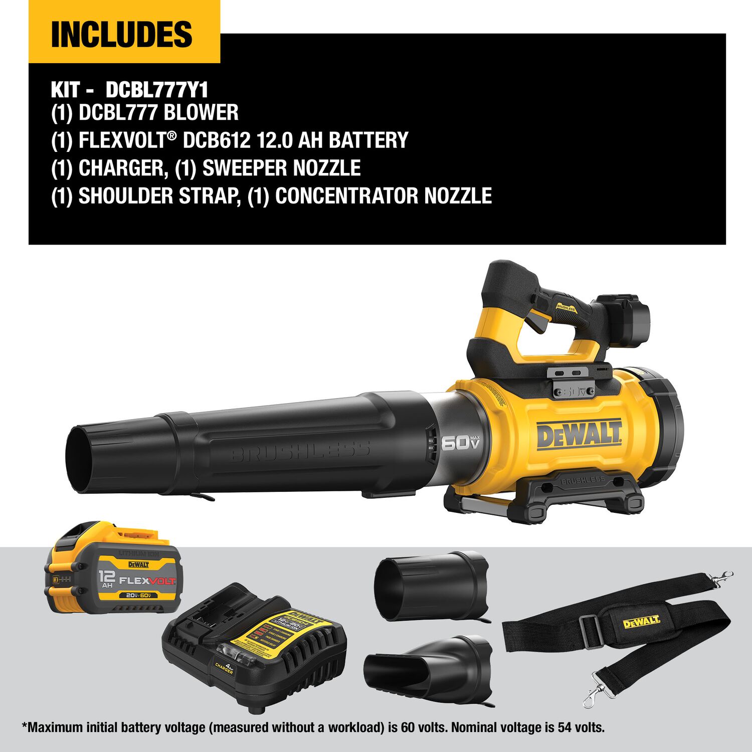 60V MAX* High Power Brushless Blower Kit