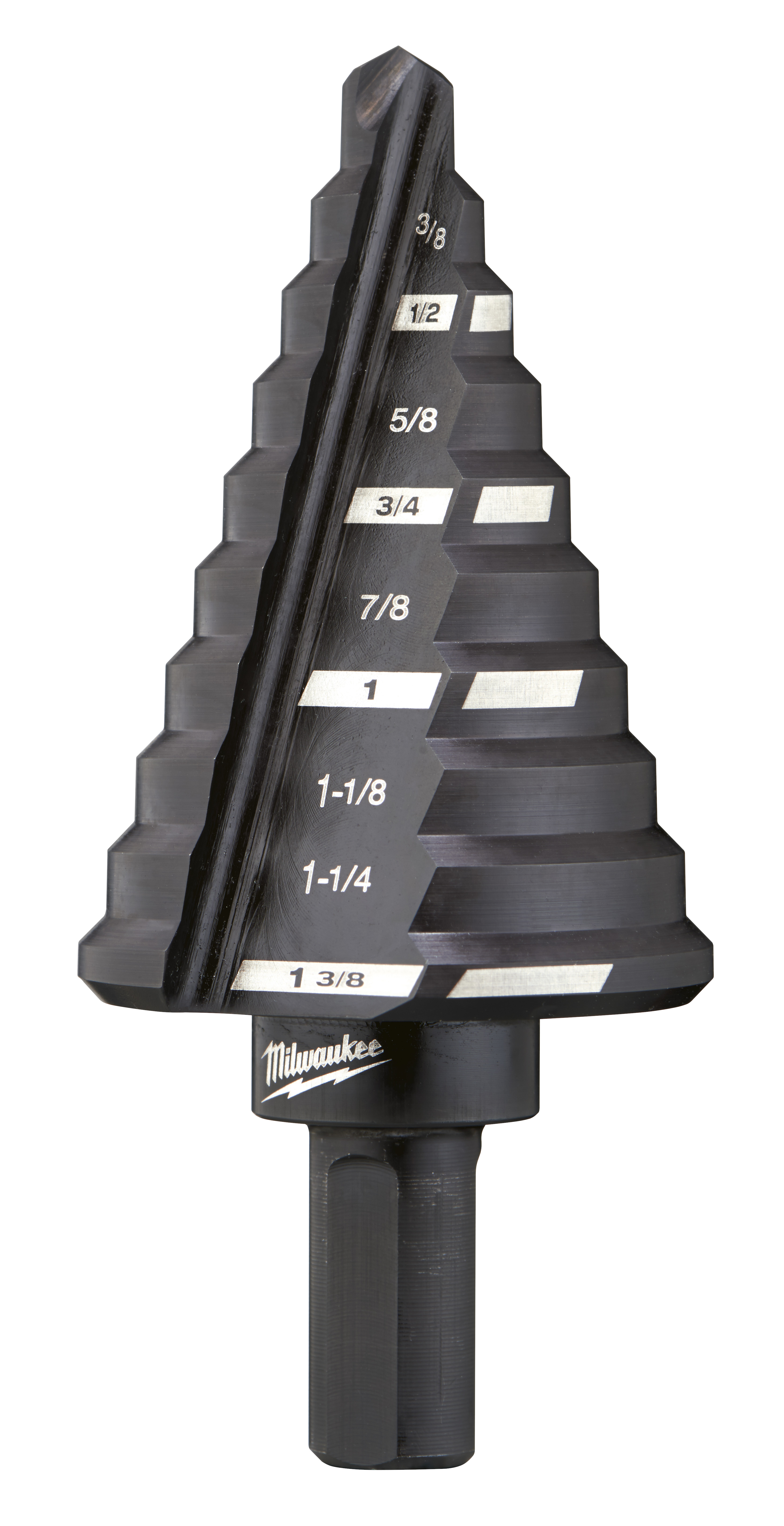 #5 Step Drill Bit, 1/4 in. - 1-3/8 in. x 1/8 in.