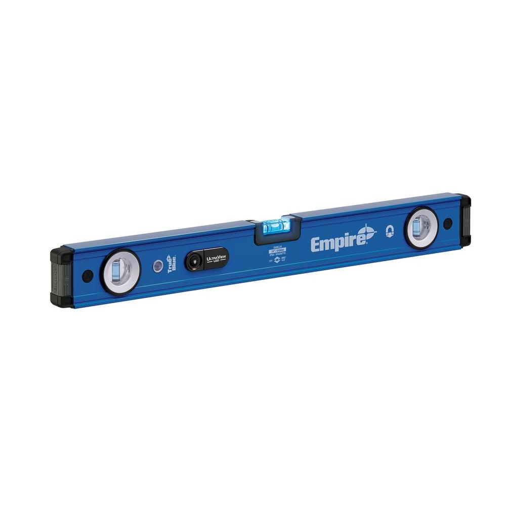 24" TRUE BLUE® ULTRAVIEW™ LED Magnetic Box Level