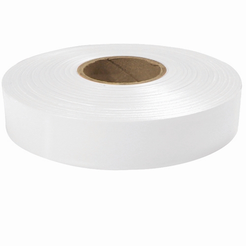 600" x 1" White Flagging Tape