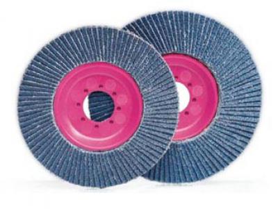 Zirconium Flap Discs-Trimmable (T27)  4-1/2  x 7/8 (Box of 10) 