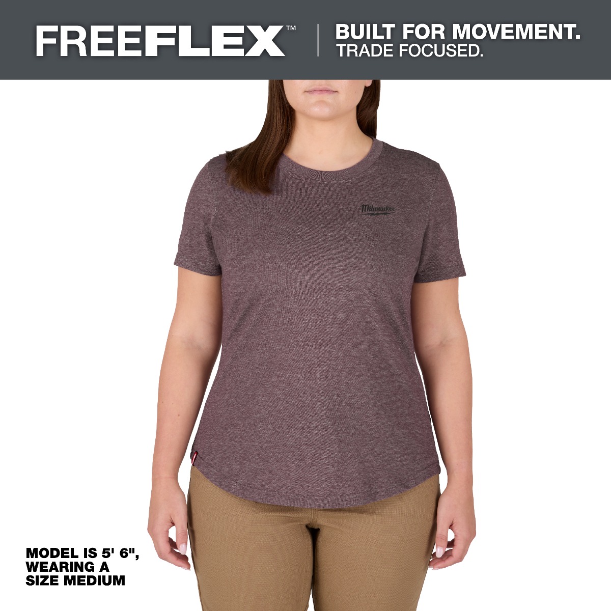 Women's FREEFLEX™ Hybrid Tee - Short Sleeve Purple - XLARGE (XL)