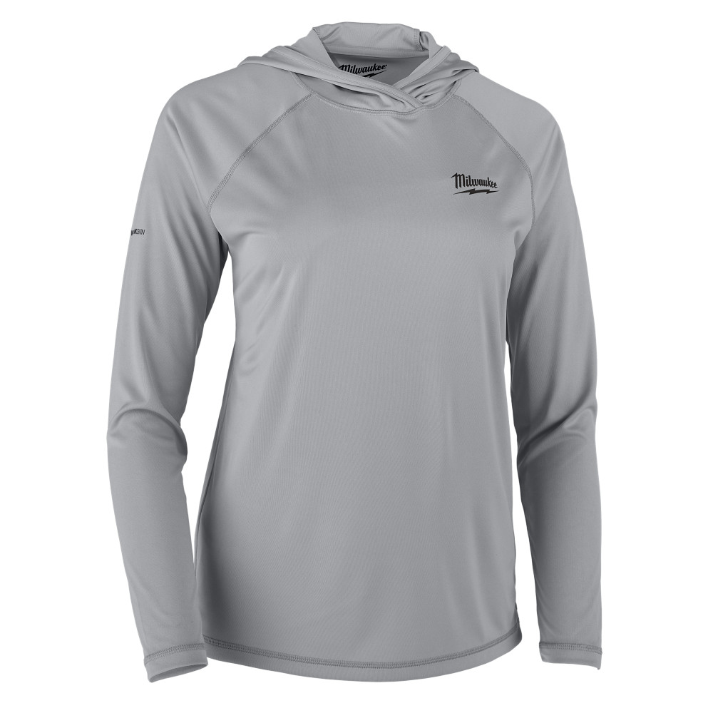 Women's WORKSKIN™ Hooded Shirt - Gray XLarge