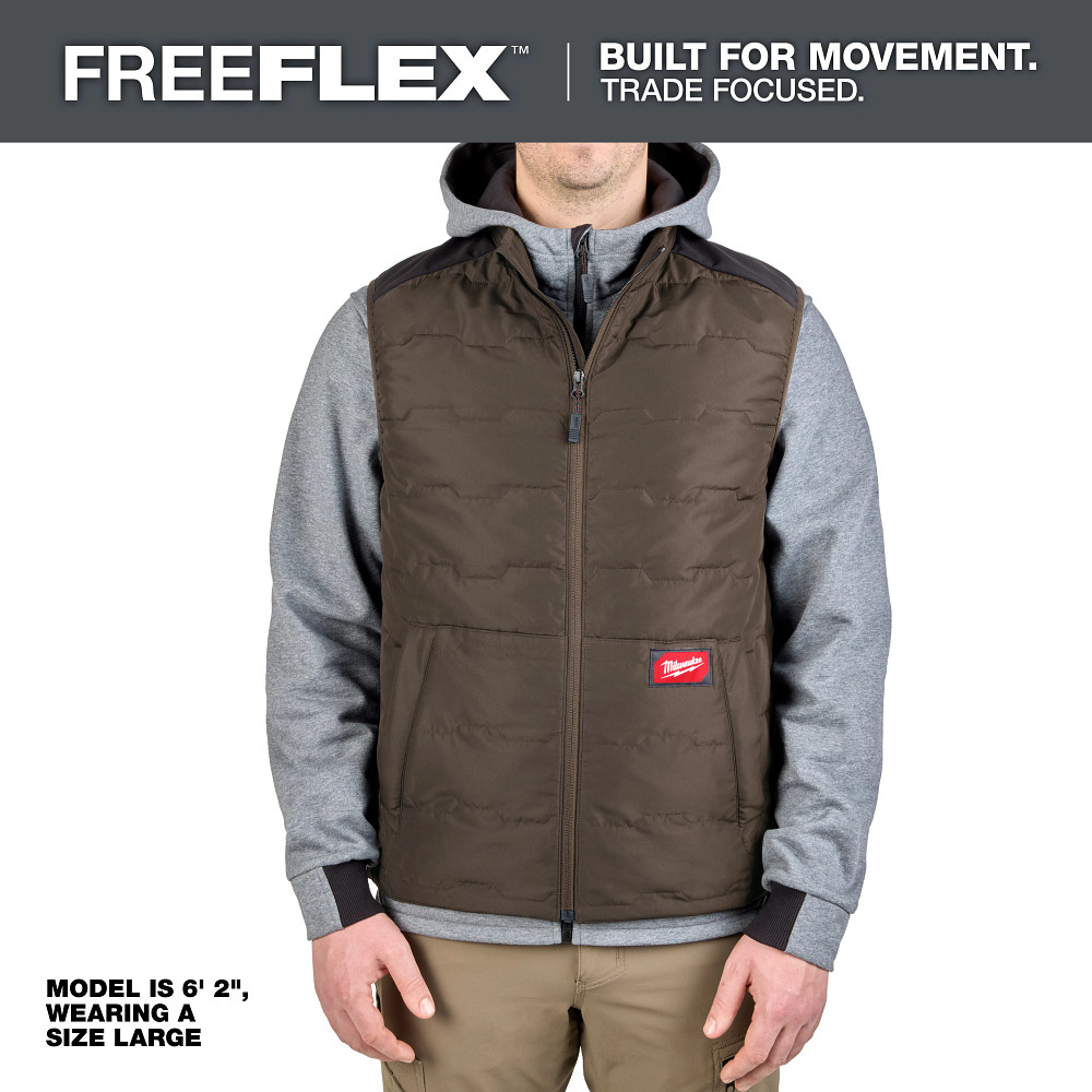 FREEFLEX™ Lightweight Insulated Vest Brown 3X