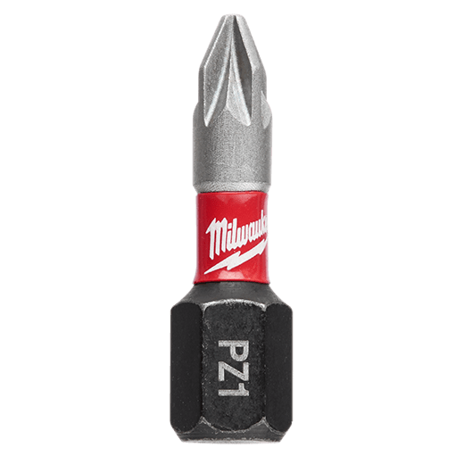 Shockwave 1" Impact Pozidriv #1 Insert Bits (2PK)
