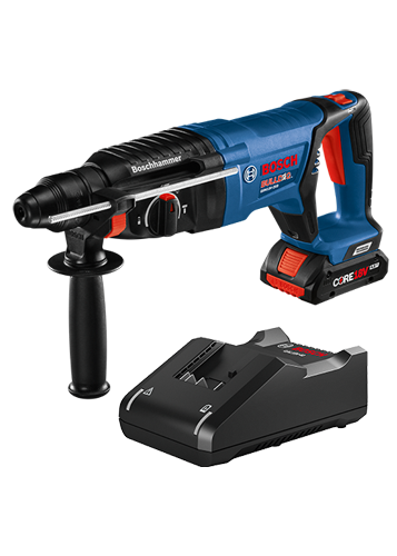 18V EC Brushless SDS-plus® Bulldog™ 1 In. Rotary Hammer Kit with (1) CORE18V 4.0 Ah Compact Battery