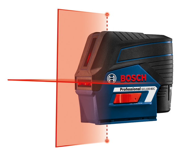 12V Max Connected Cross-Line Laser with Plumb Points