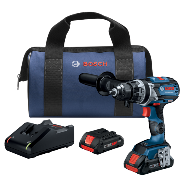 18V EC Brushless Connected-Ready Brute Tough 1/2 In. Hammer Drill/Driver Kit with (2) CORE18V Batteries