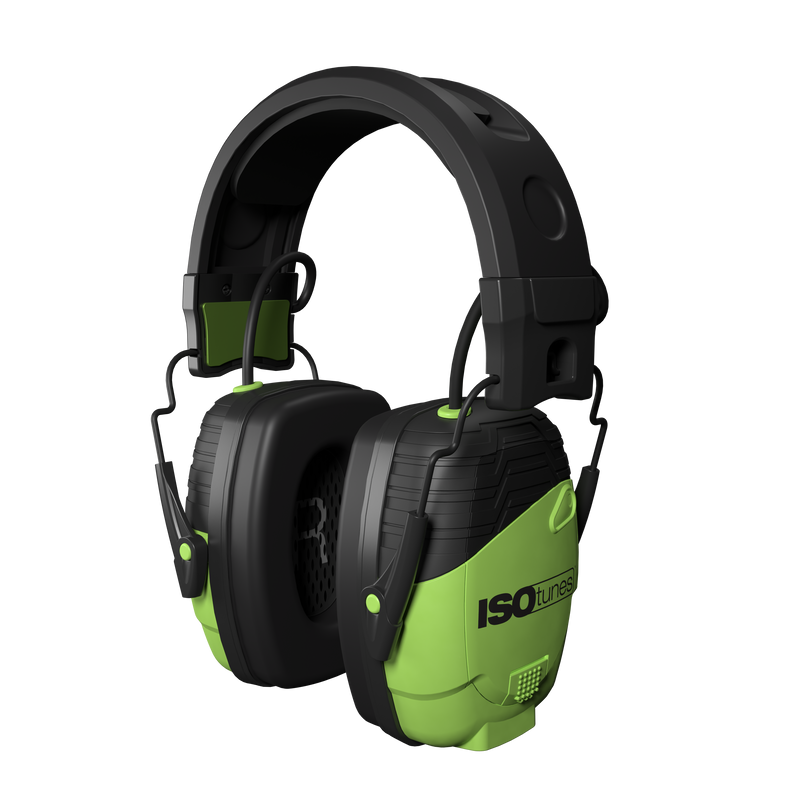 LINK Aware Bluetooth Earmuff - Safety Green, Ambient Listening Technology
