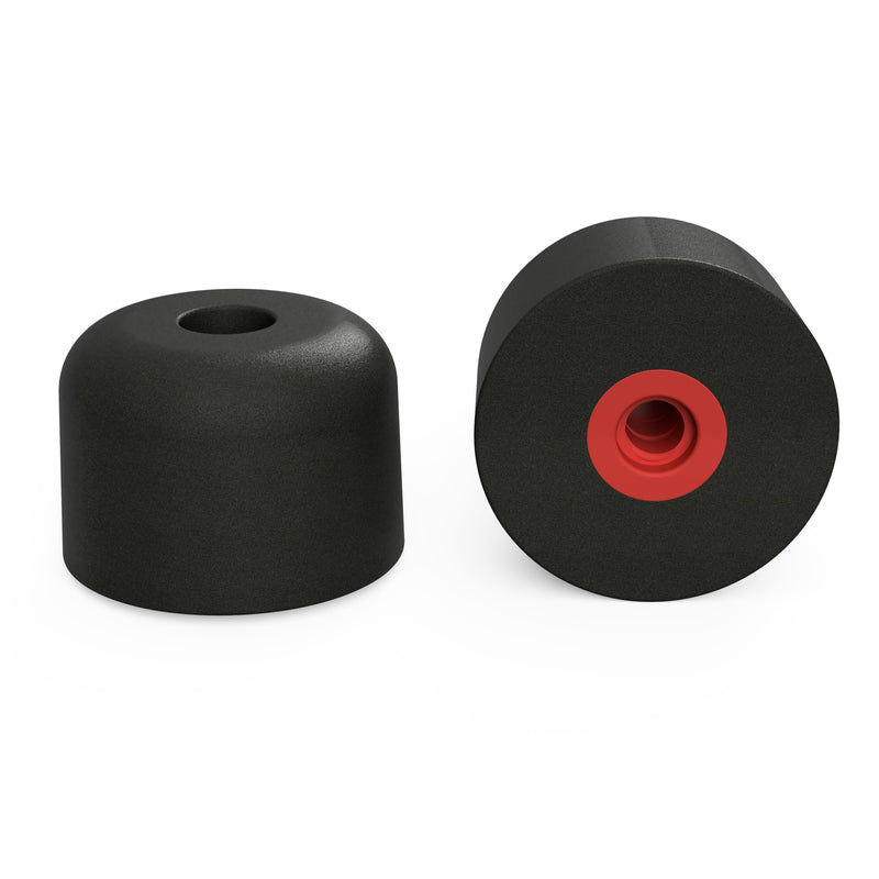 TRILOGY Replacement Foam Ear Tips (5 pairs/pack) - Large Short (Red Core)