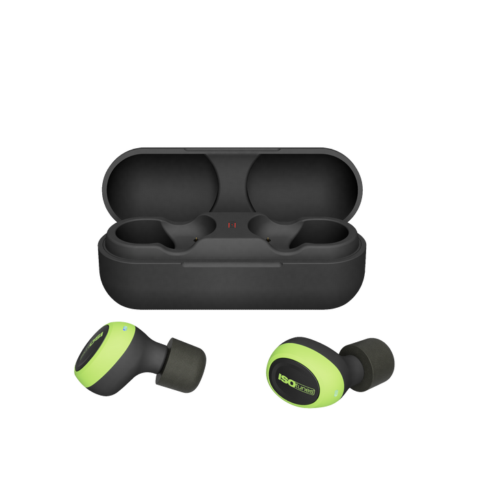 FREE 2.0 True Wireless Bluetooth Earbuds - Safety Green