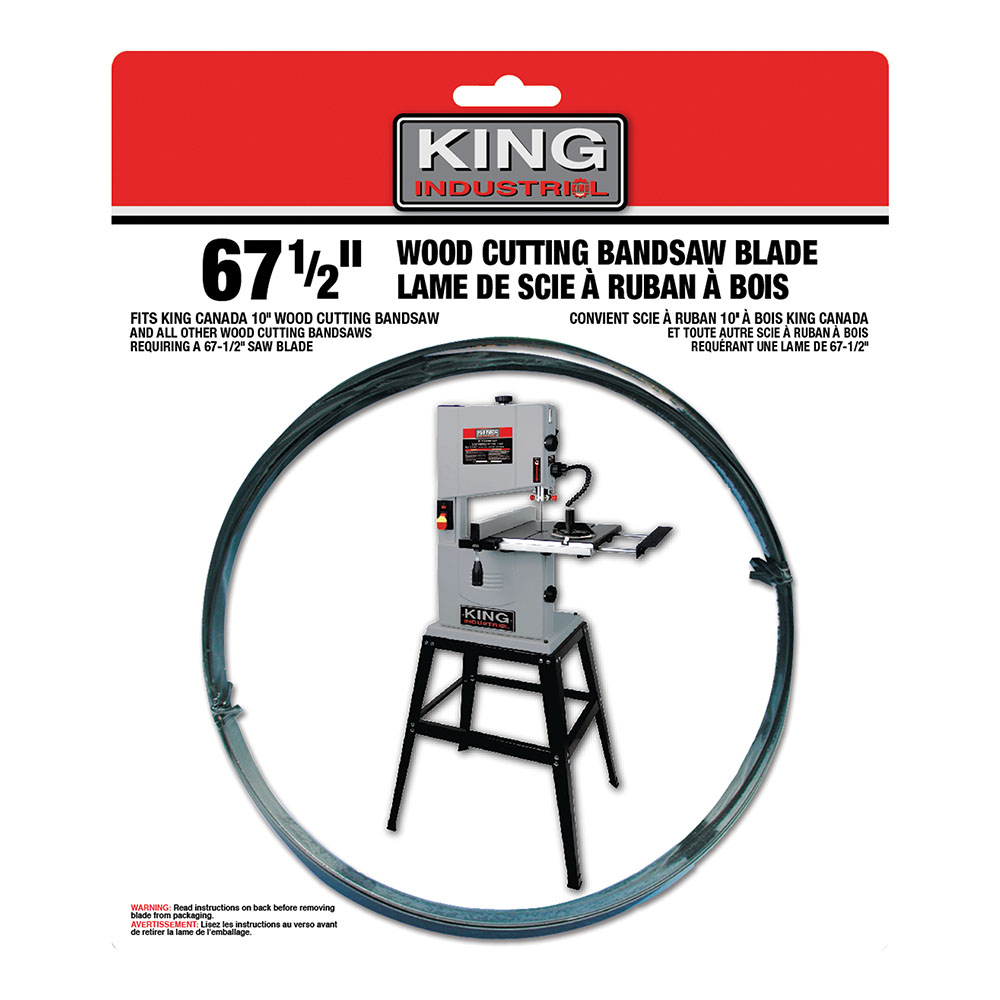 67-1/2" X 0.025" X 1/4" -6 TPI WOOD BANDSAW BLADE