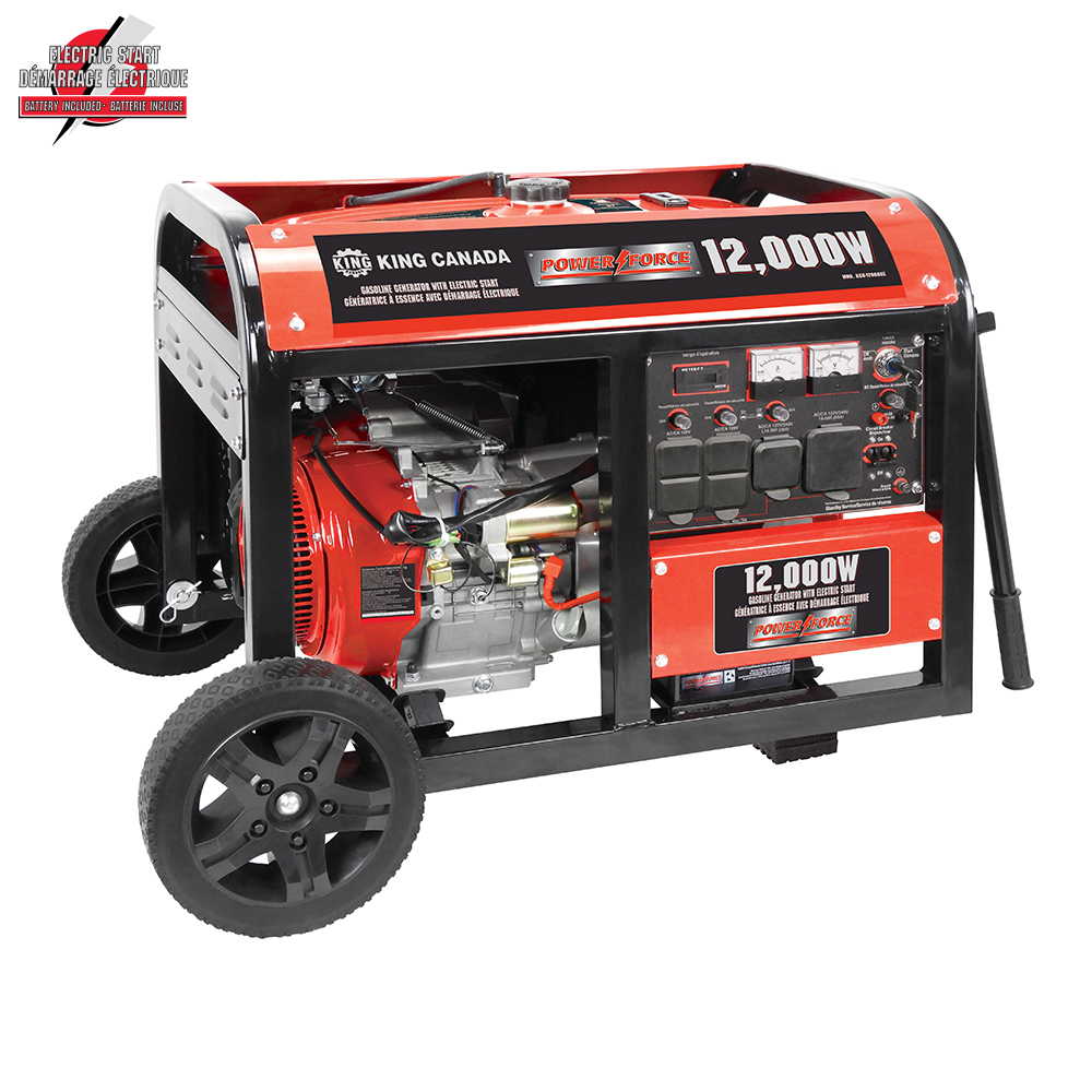 12,000W GASOLINE GENERATOR WITH ELECTRIC START