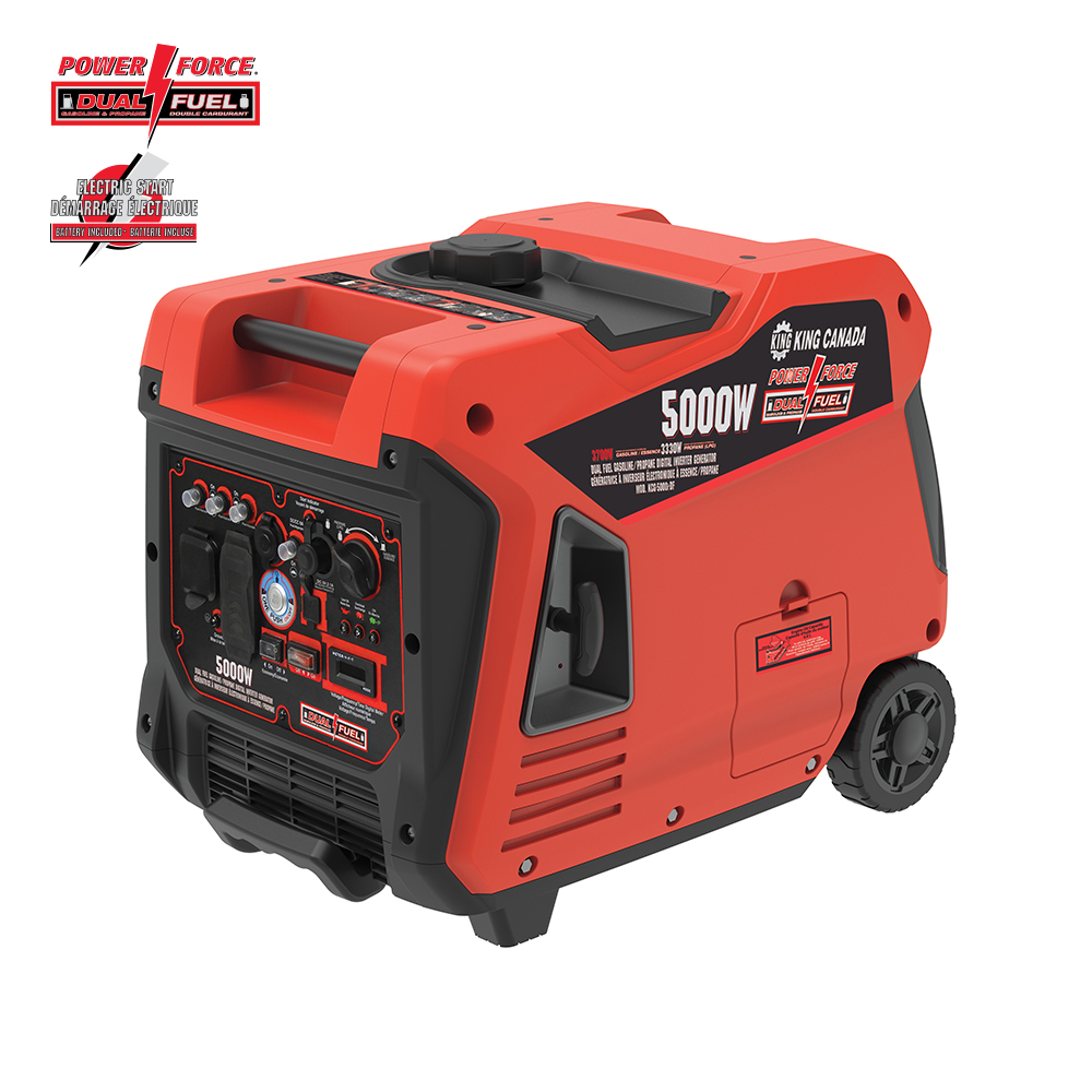 5000W GASOLINE/PROPANE INVERTER GENERATOR