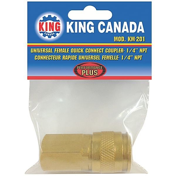 1/4" NPT UNIVERSAL FEMALE QUICK CONNECT COUPLER