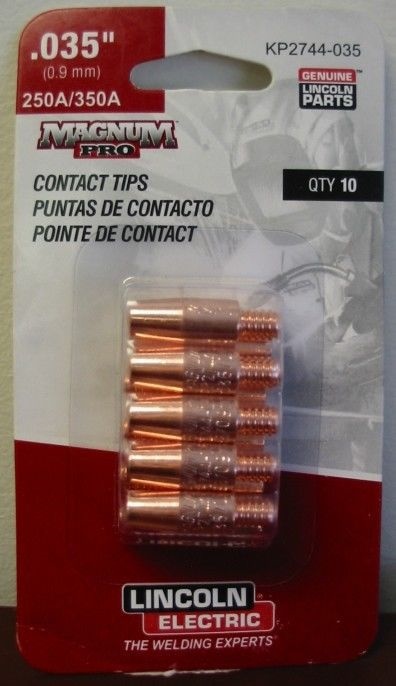 COPPER PLUS® CONTACT TIP ALUMINUM .035 IN (0.9 MM) - 100/PACK