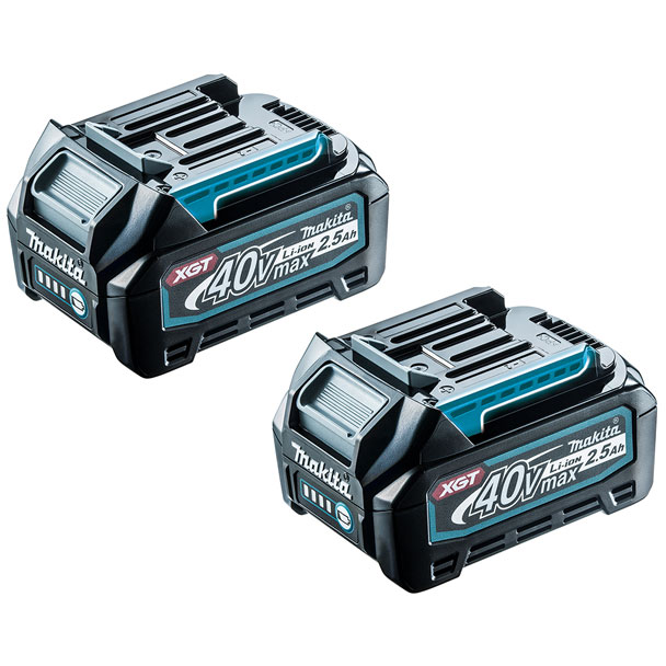 Makita MAK-BL4025-2 40V MAX XGT Li-ion BL4025 (2.5 Ah) Battery 2-Pack