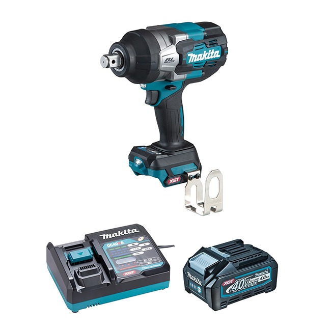 Makita MAK-TW001GM102 XGT 40V (4.0 Ah) Max Li-Ion Brushless 3/4" Impact Wrench Kit