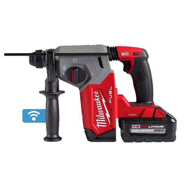 Milwaukee 2914-22DE M18 FUEL 1″ SDS Plus Rotary Hammer with ONE-KEY Dust Extractor Kit