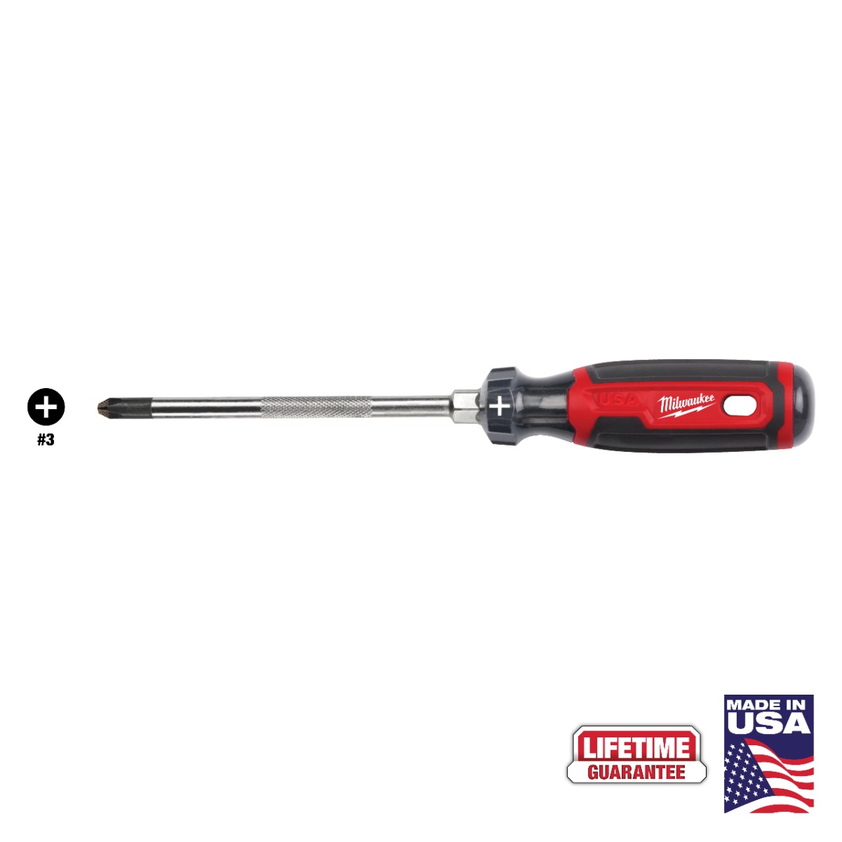 #3 Phillips 6" Cushion Grip Screwdriver (USA)