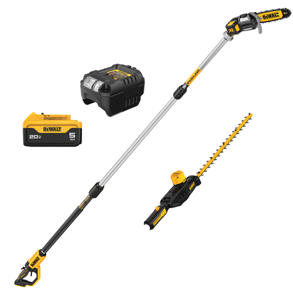 20V MAX* Brushless Cordless Pole Saw and Pole Hedge Trimmer Combo Kit
