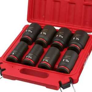 8PC SHOCKWAVE Impact Duty™ 3/4" Drive SAE Deep 6 Point Socket Set