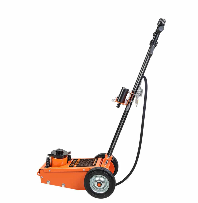 22 Ton (48,000 lb) Professional Air Hydraulic Axle Jack, Pneumatic Control, Double Springs, 17" Lift Height