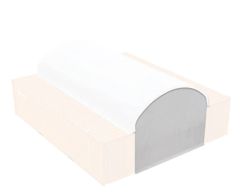 Back End Wall Kit, Compatible with TMG-ST2041CV and TMG-ST2021CE installed with standard height container (8’6")